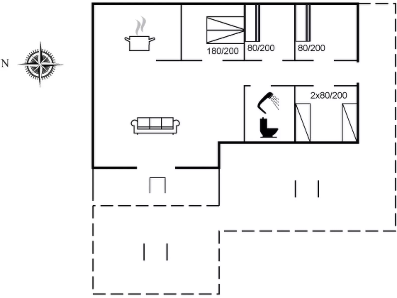 "Gojko" - 30km from the sea-Inside