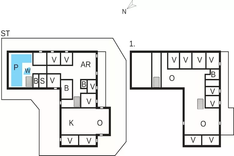 4 Sterne Ferienhaus in Harboøre - Grundriss