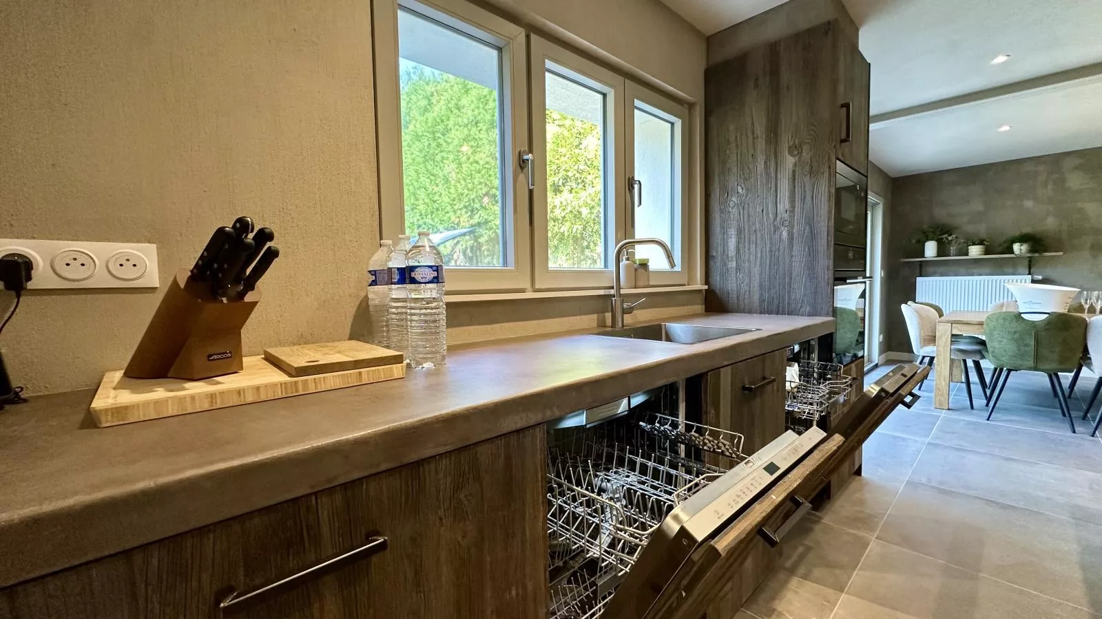 Le Moulin de Lachalade-Küche