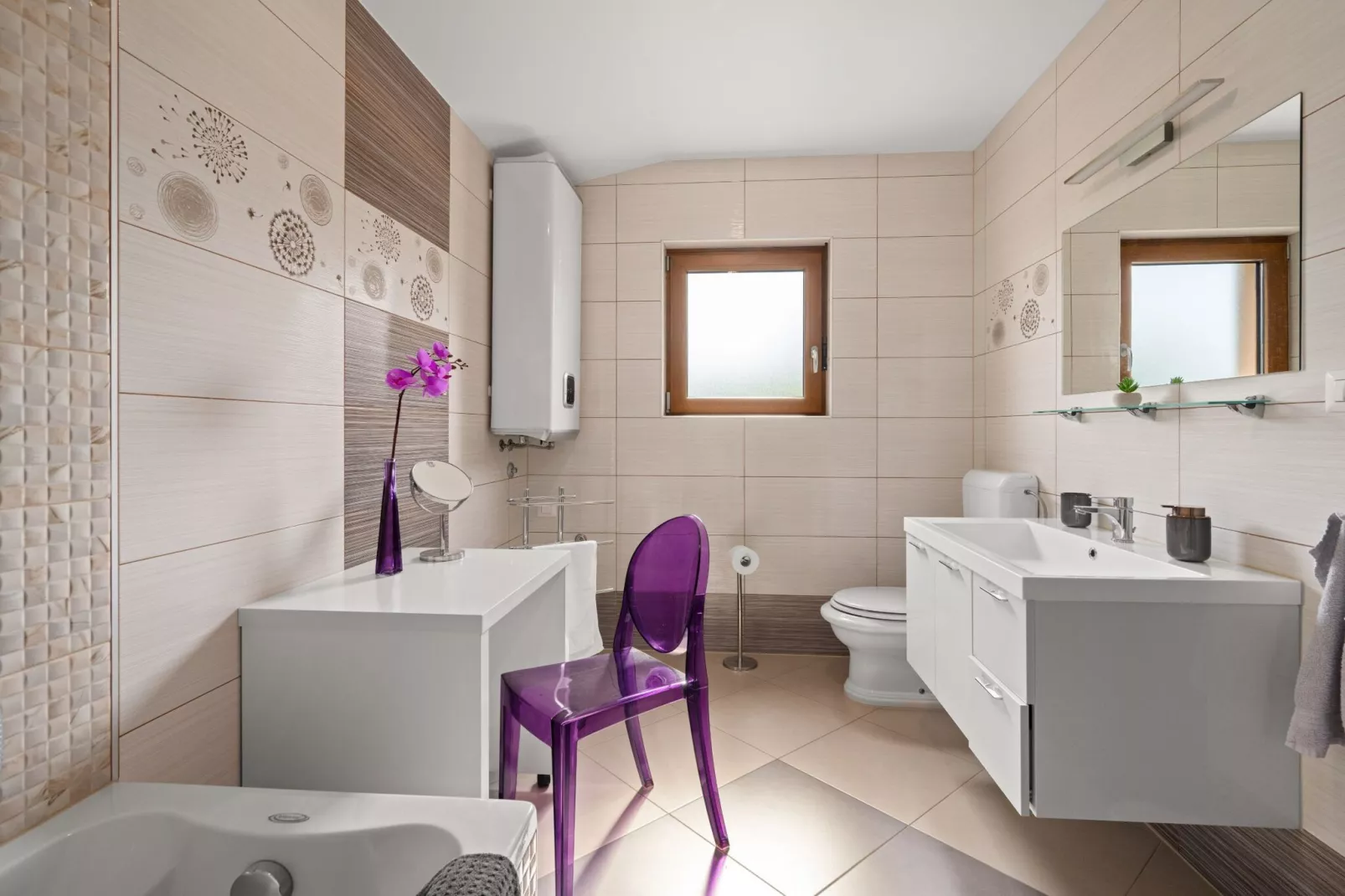 Holiday Home Mlačić - Three Bedroom Holiday Home with Pool-Salle de bain