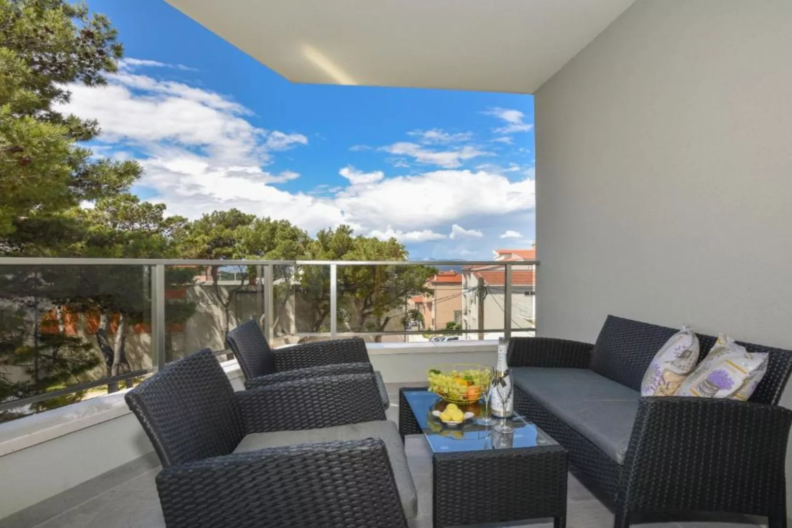 Apartment Hani 1 - One Bedroom Apartment With Balcony And Sea View-Terrace balcony