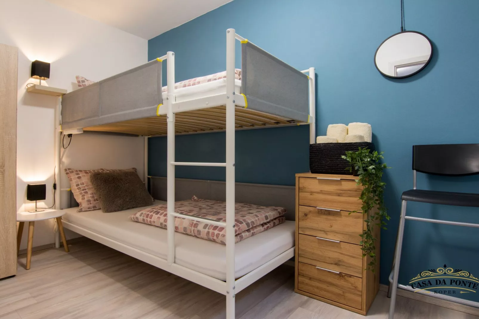 Downtown Koper Spacious Apartment with Balcony - Two Bedroom Apartment with Balcony-Bedroom