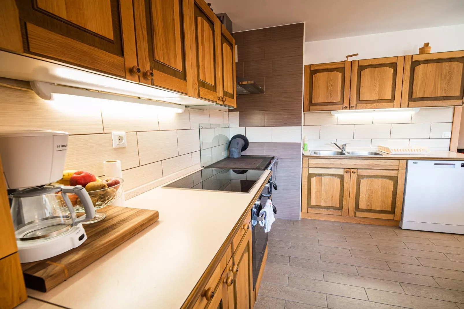 Holiday Home Slap with Sauna and BBQ - Two Bedroom Holiday Home-Kitchen