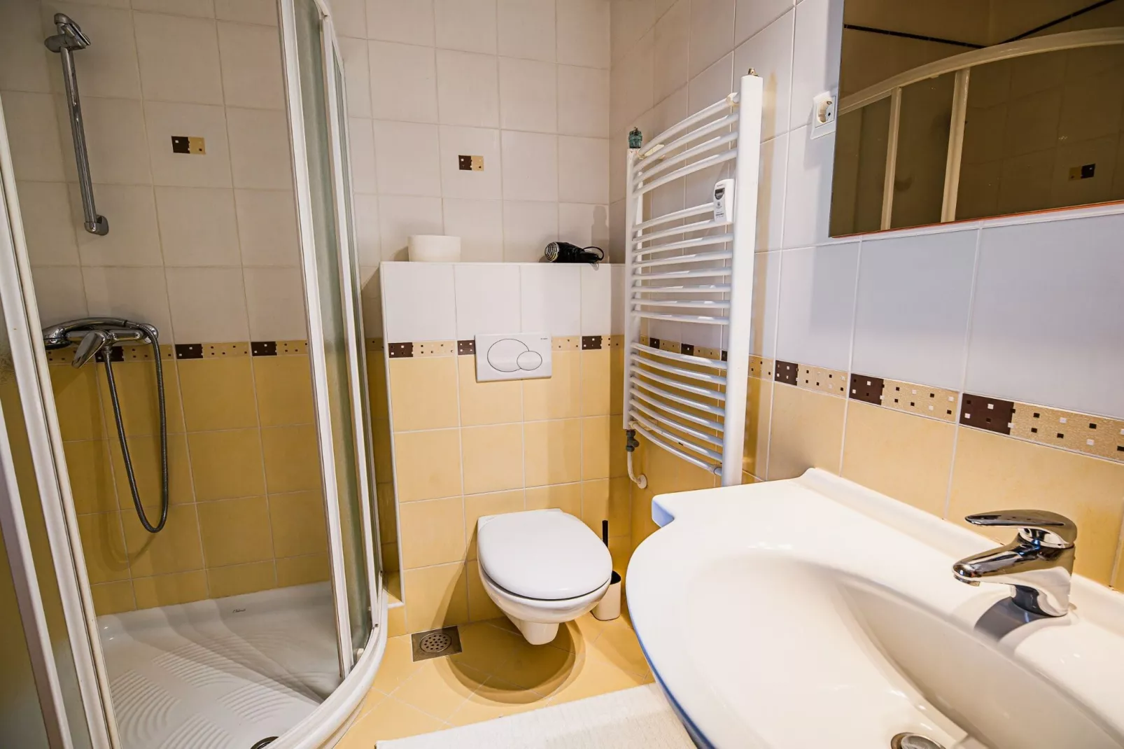 Elegant and Scenic Peaceful Apartments Portoroz - Studio Apartment with Terrace-Bathroom