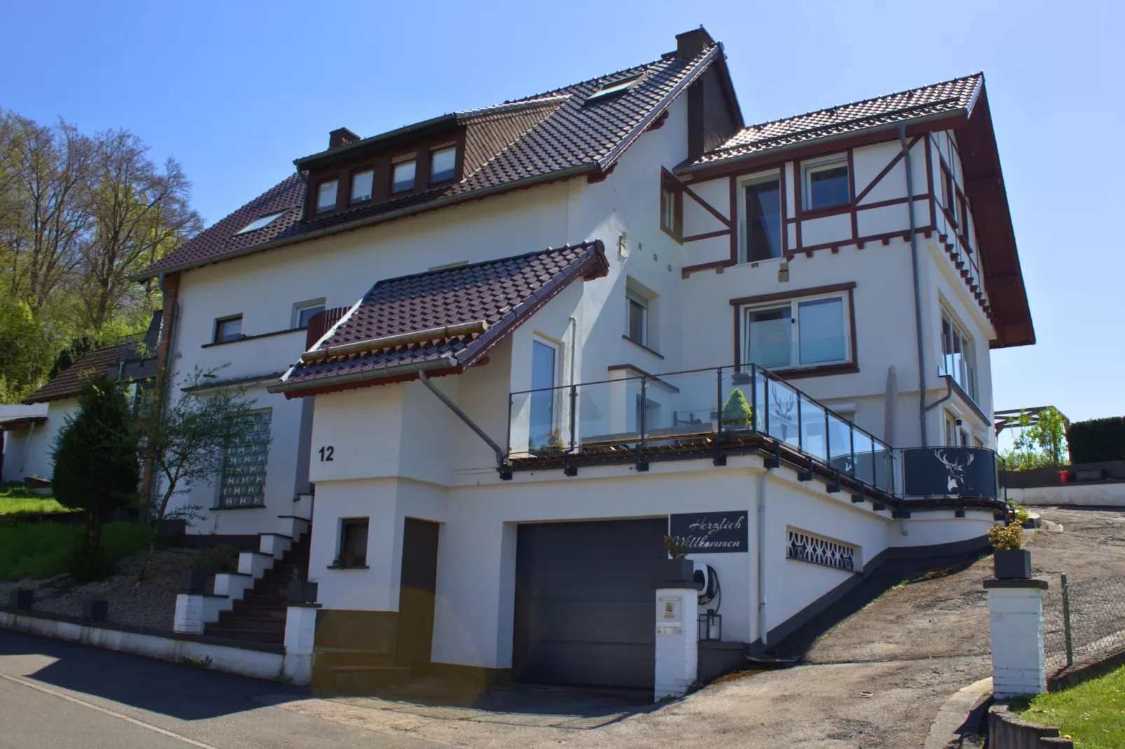 Apartment Eifelglück mit Dachterrasse-Extérieur été