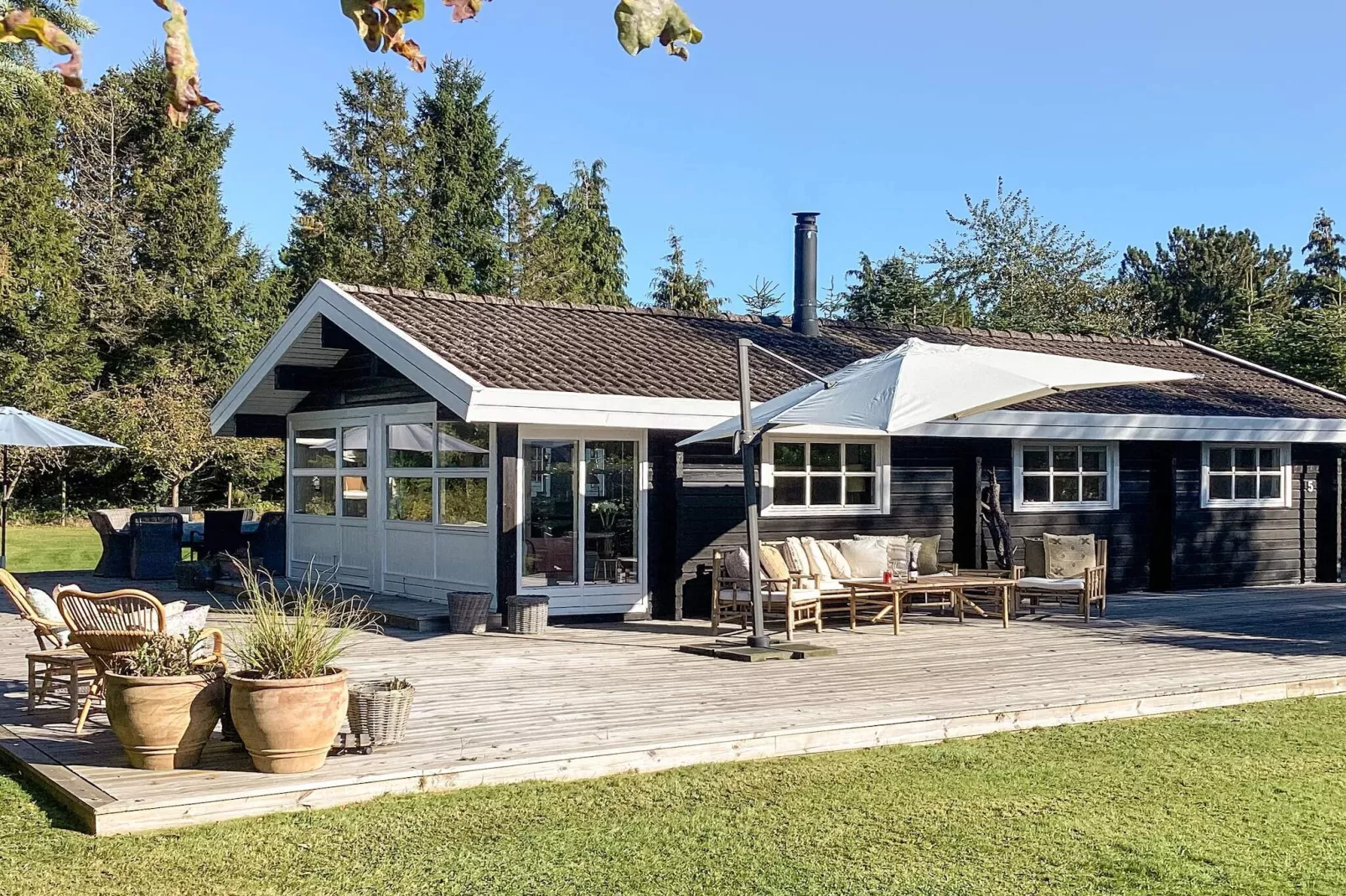 4 Sterne Ferienhaus in Væggerløse-Im Freien