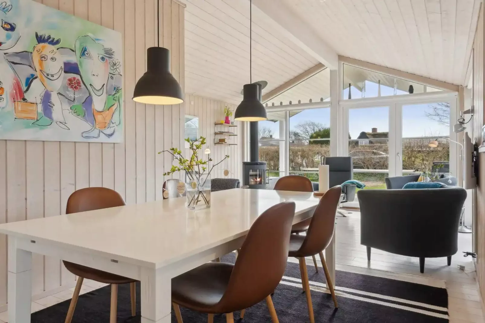 5 Sterne Ferienhaus in Børkop-Innenbereich