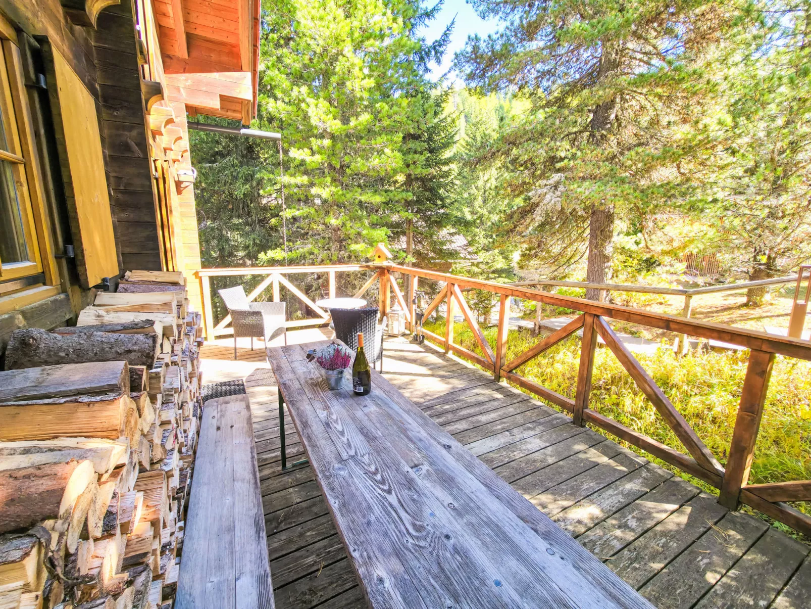 Zirbenwaldhütt´n-Draußen