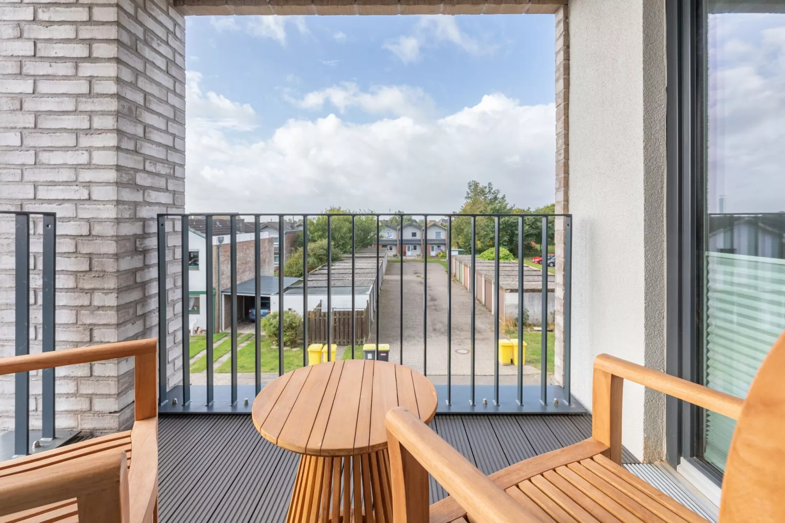 Hallighafen de Luxe auf Nordstrand-Terrasse / balcon