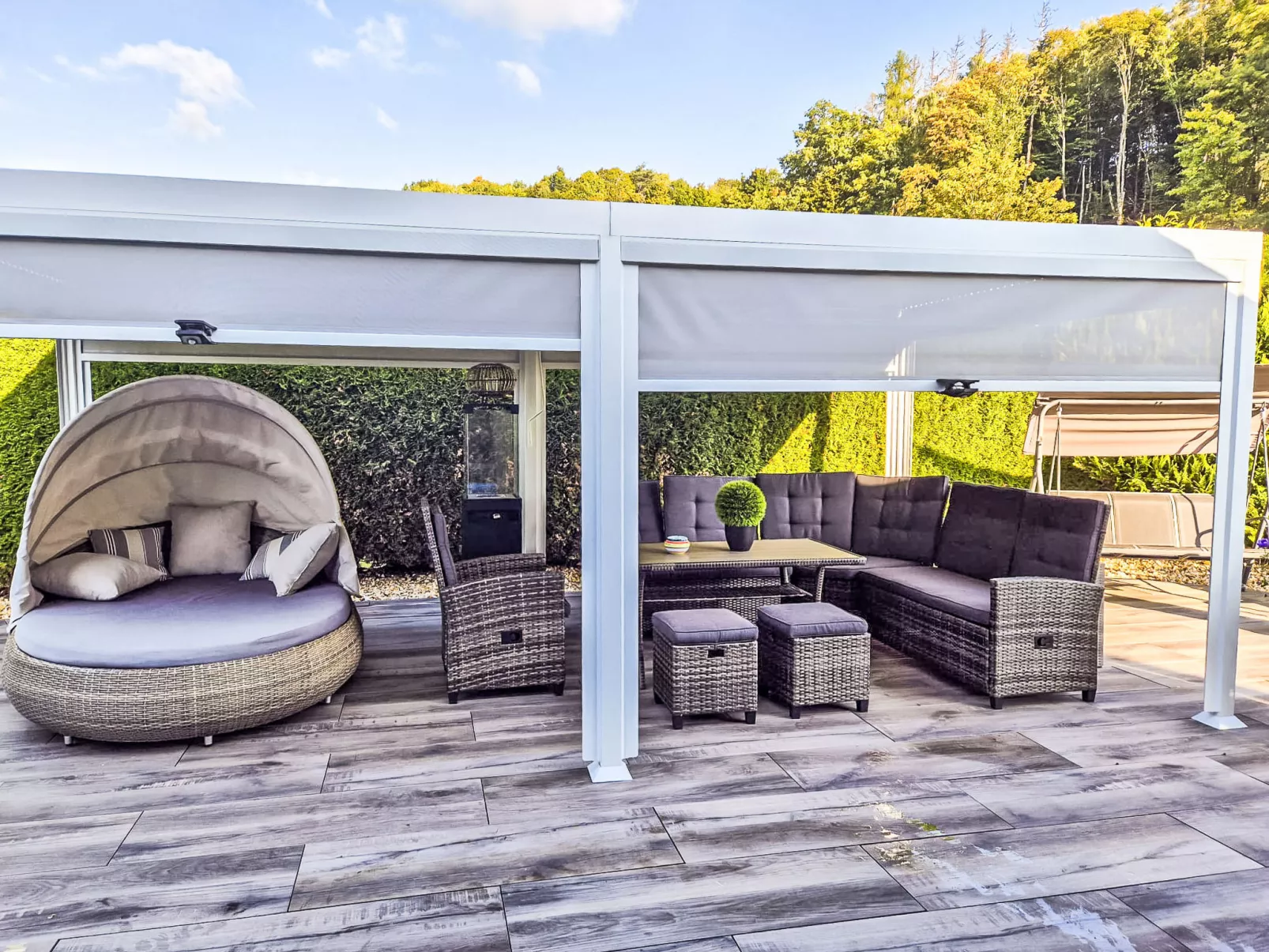 Naturnah mit Pool und Sauna-Draußen