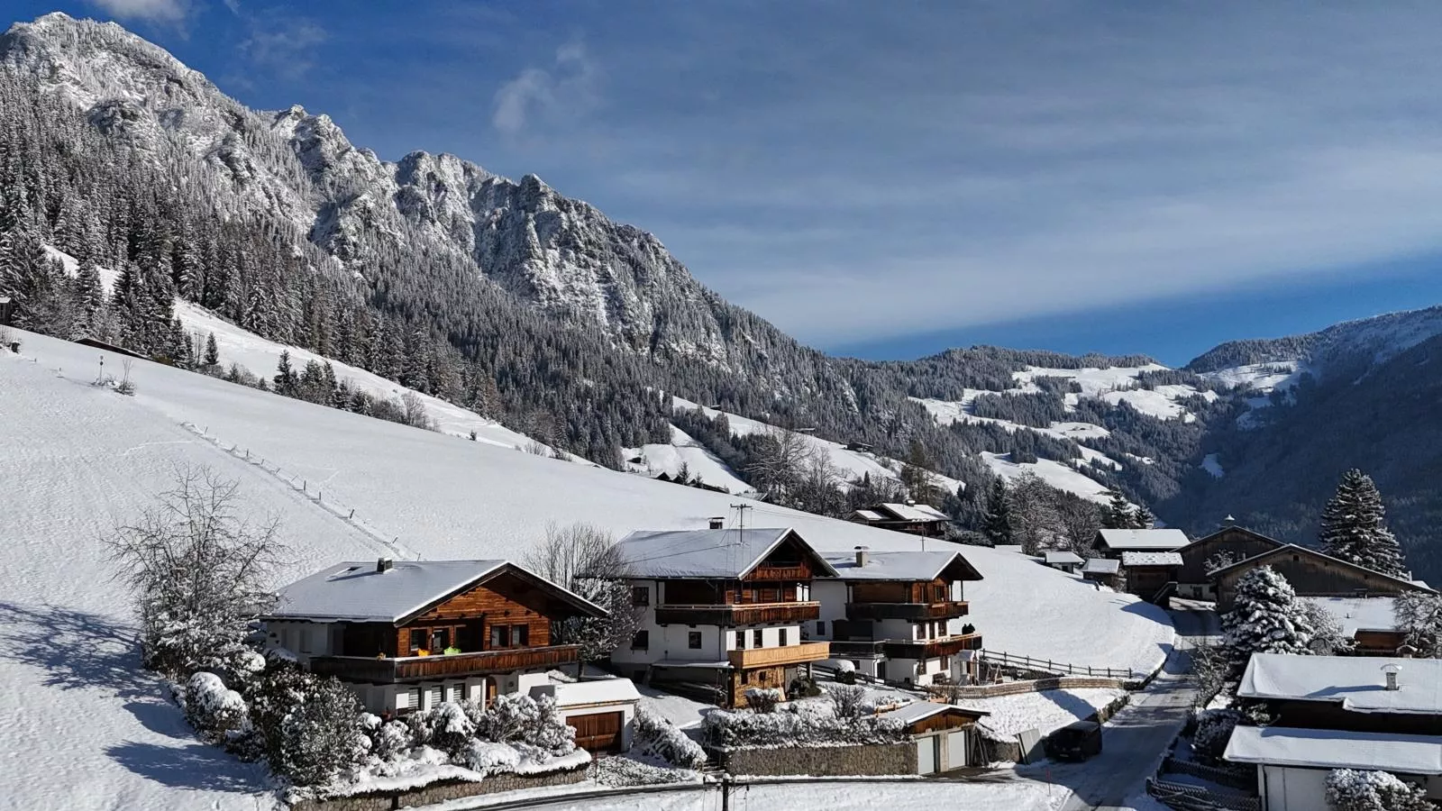 Tirola Hütte-Extérieur hiver