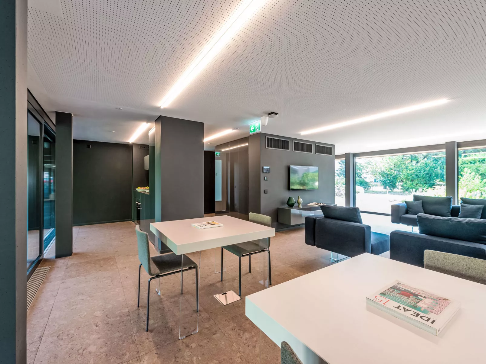 Lo Scudo di Stabio 1 Zi.Studio Süd.-Dedans