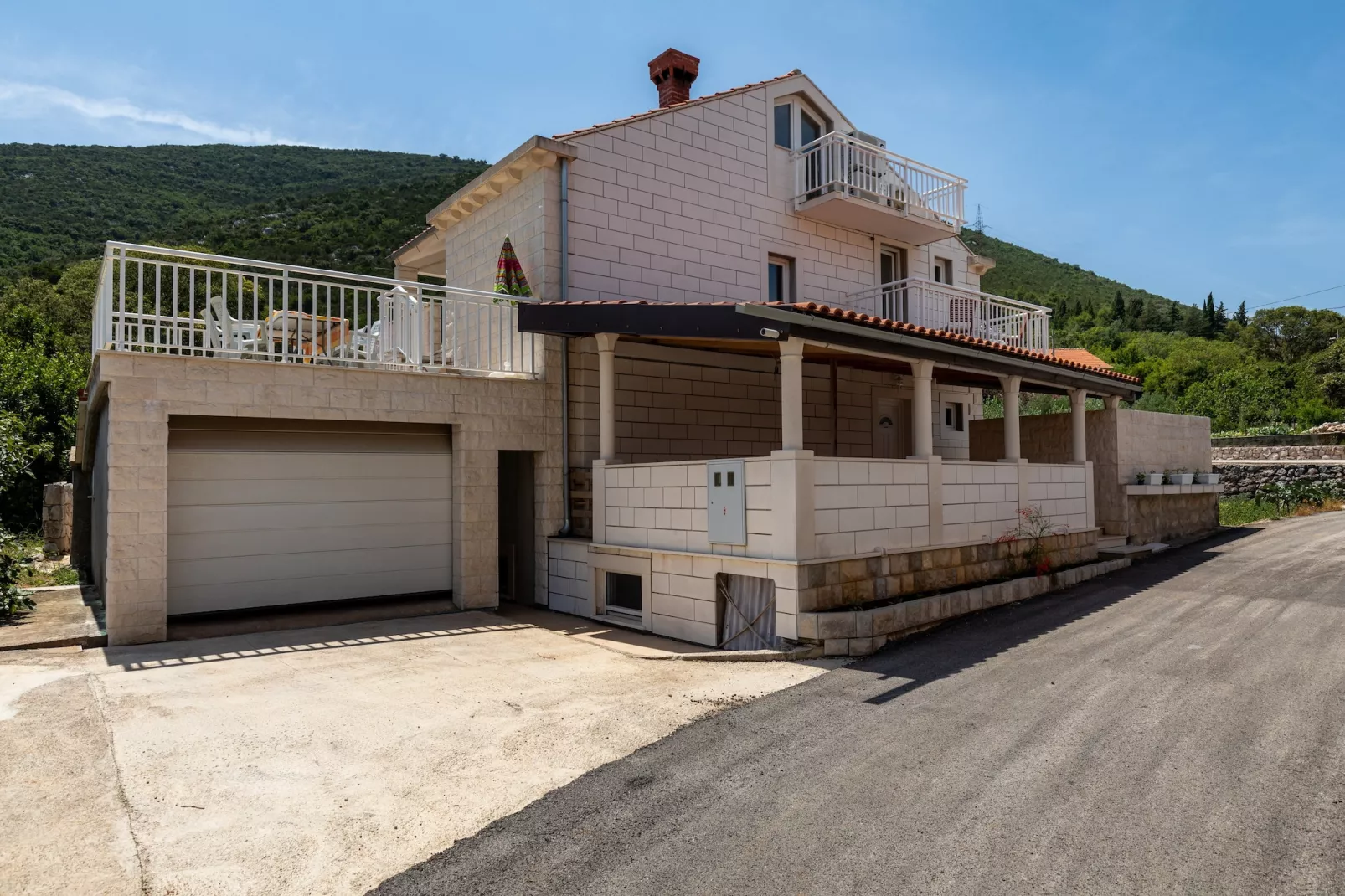 Apartment Relax Ston - Two Bedroom Apartment with Terrace-Im Freien