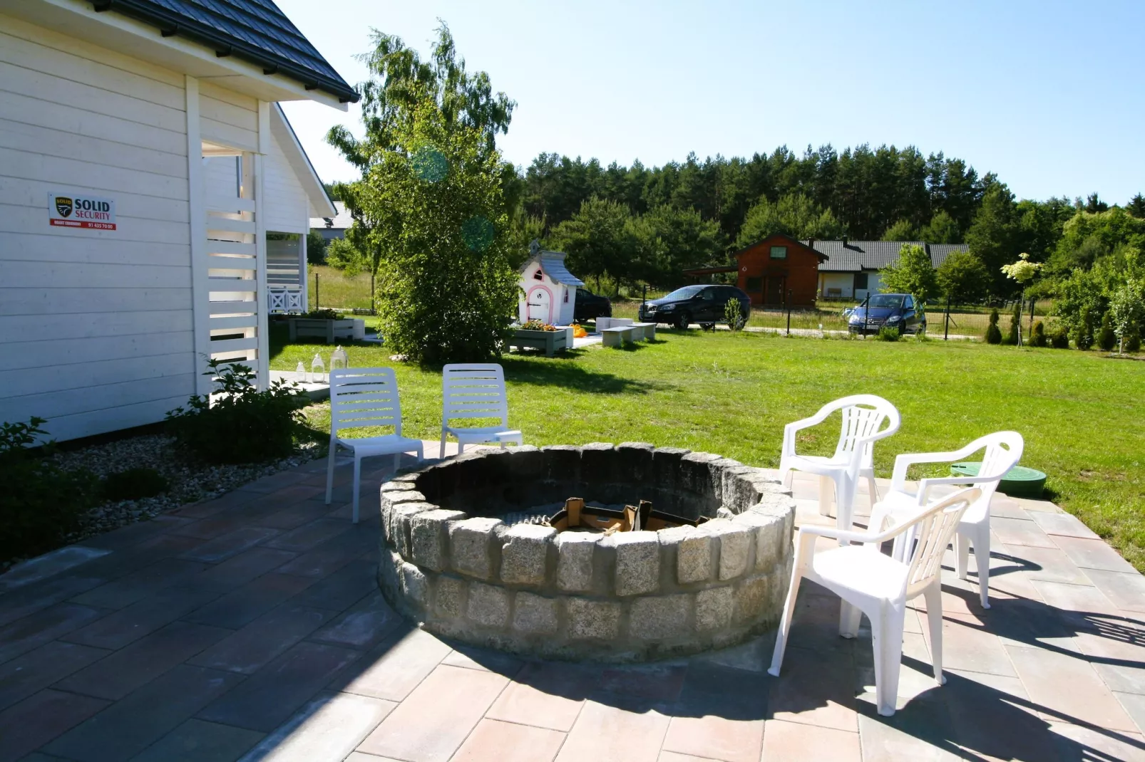 Luksusowa willa w Kołczewie dla 6 osób-Gardens in summer