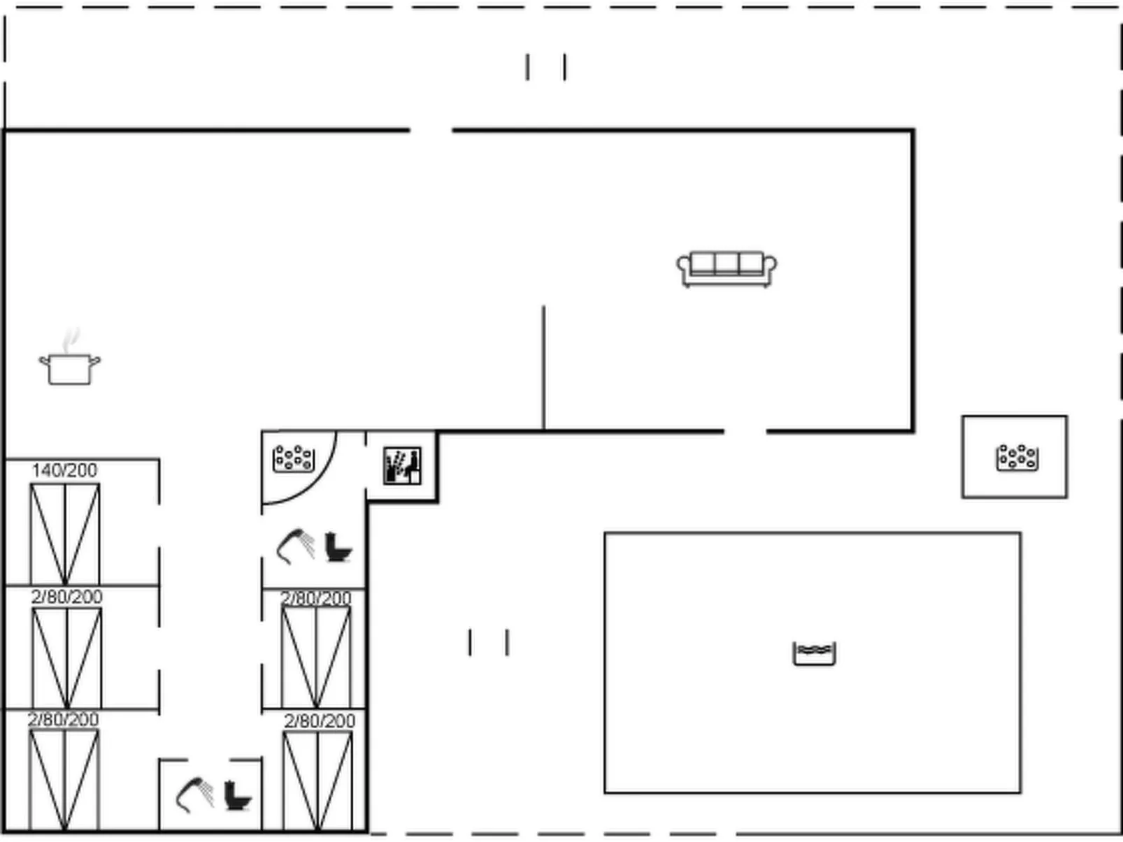 "Svanborg" - 3.7km from the sea-Dedans