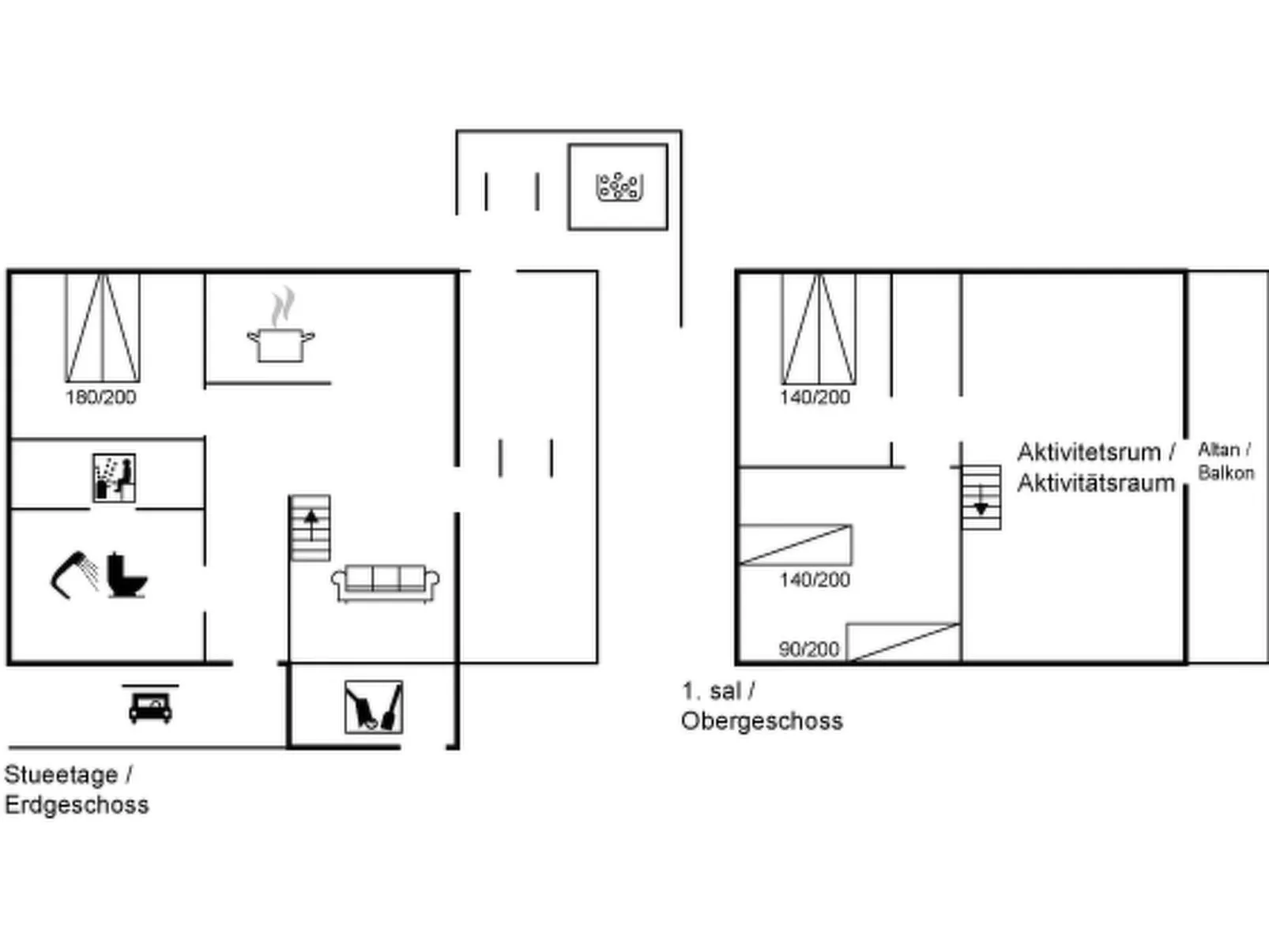 "Kristanna" - 150m from the sea-Inside