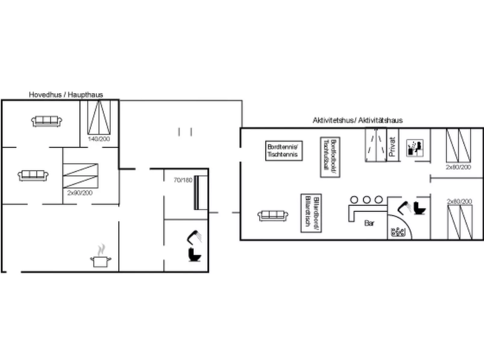 "Thrugels" - 200m from the sea-Inside