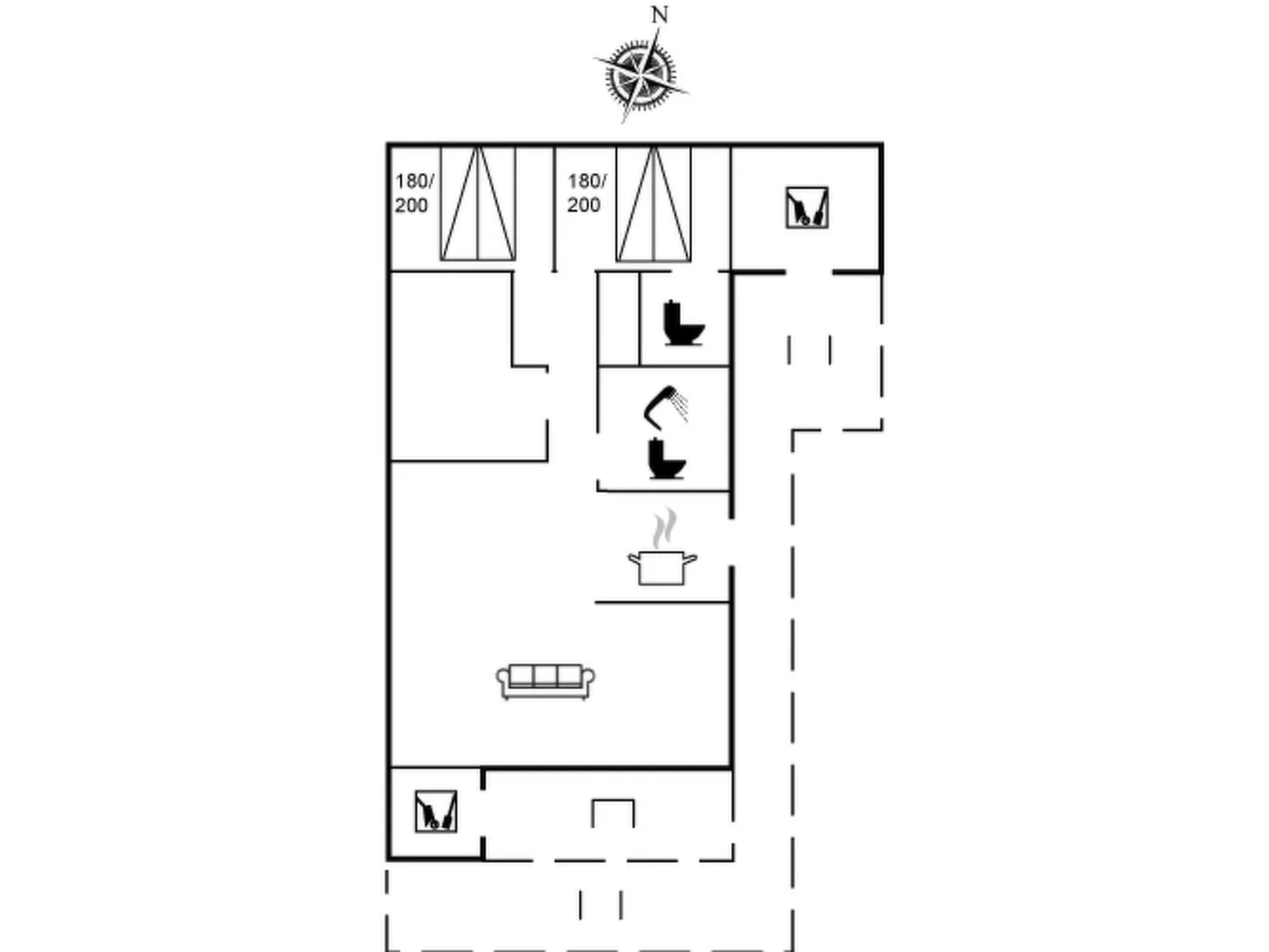 "Nandolf" - 3.5km from the sea-Drinnen