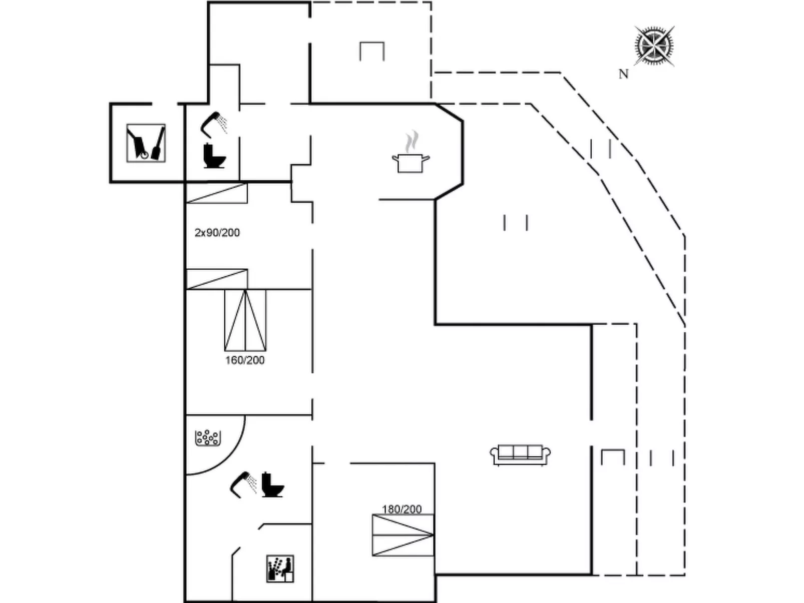 "Sviðandi" - 1.5km from the sea-Drinnen