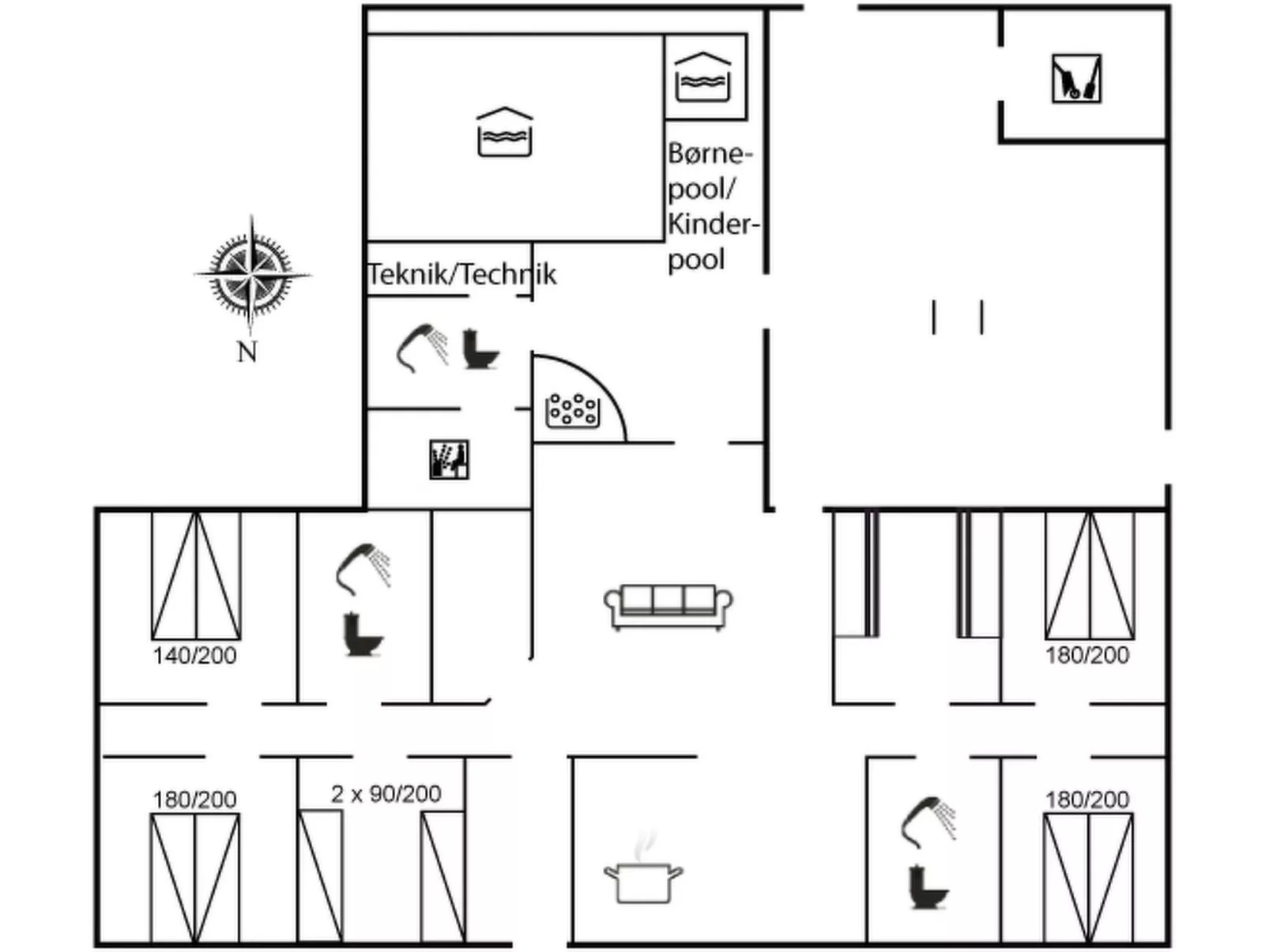 "Jorkin" - 1.8km from the sea-Inside