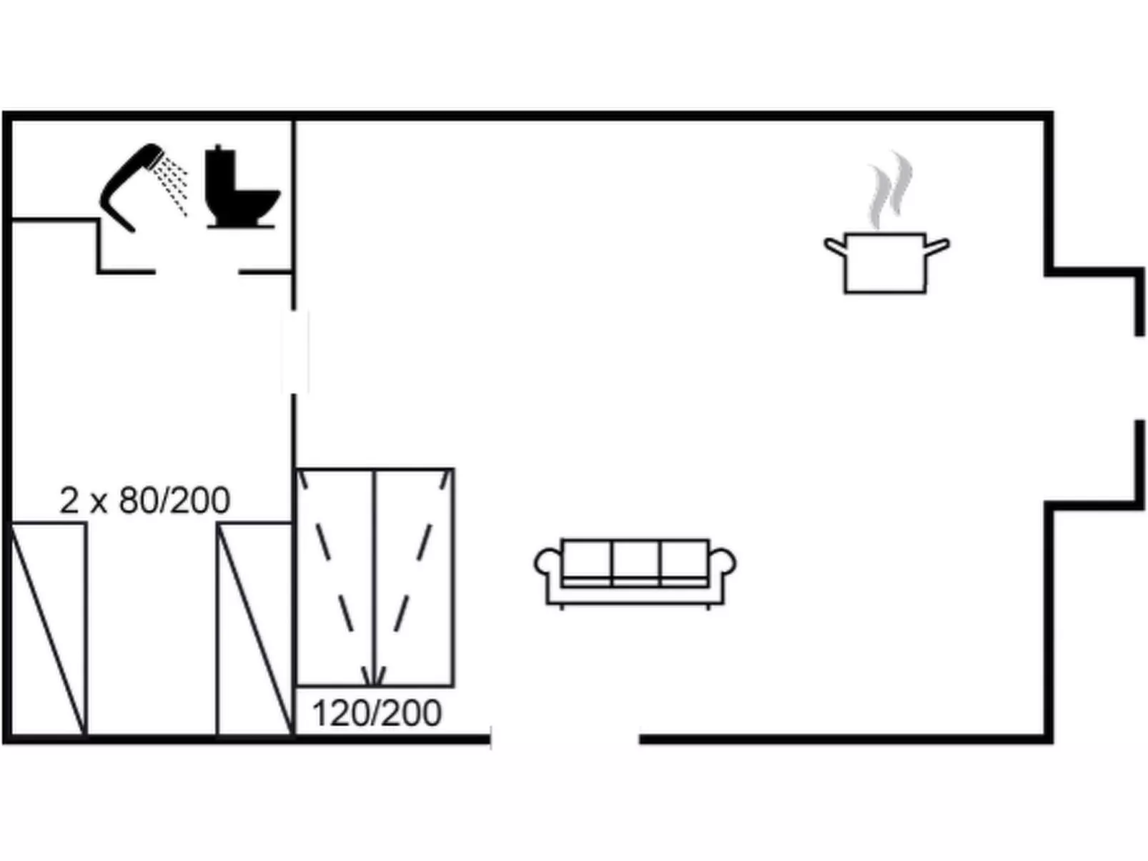 "Melia" - 50m to the fjord-Inside