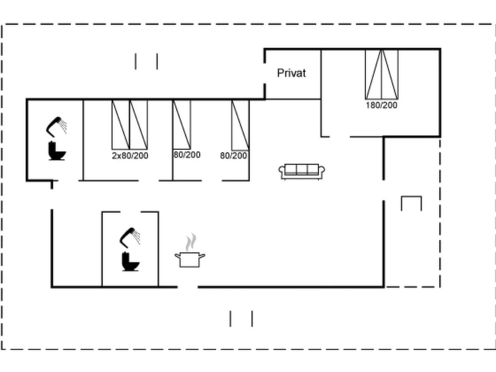 "Thalie" - 400m from the sea-Inside