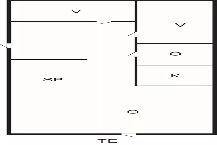 5 person holiday home in Melby-By Traum-Floor plan