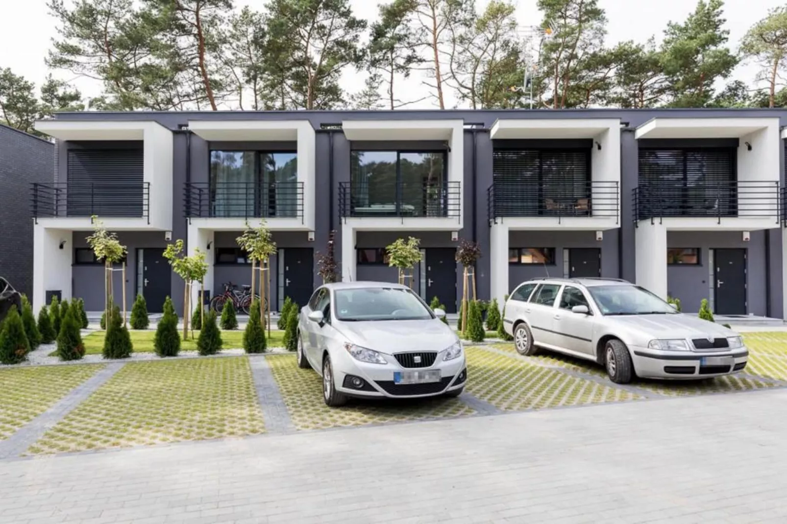 Domy szeregowe z dostępem do basenu Pobierowo-Exterior in summer