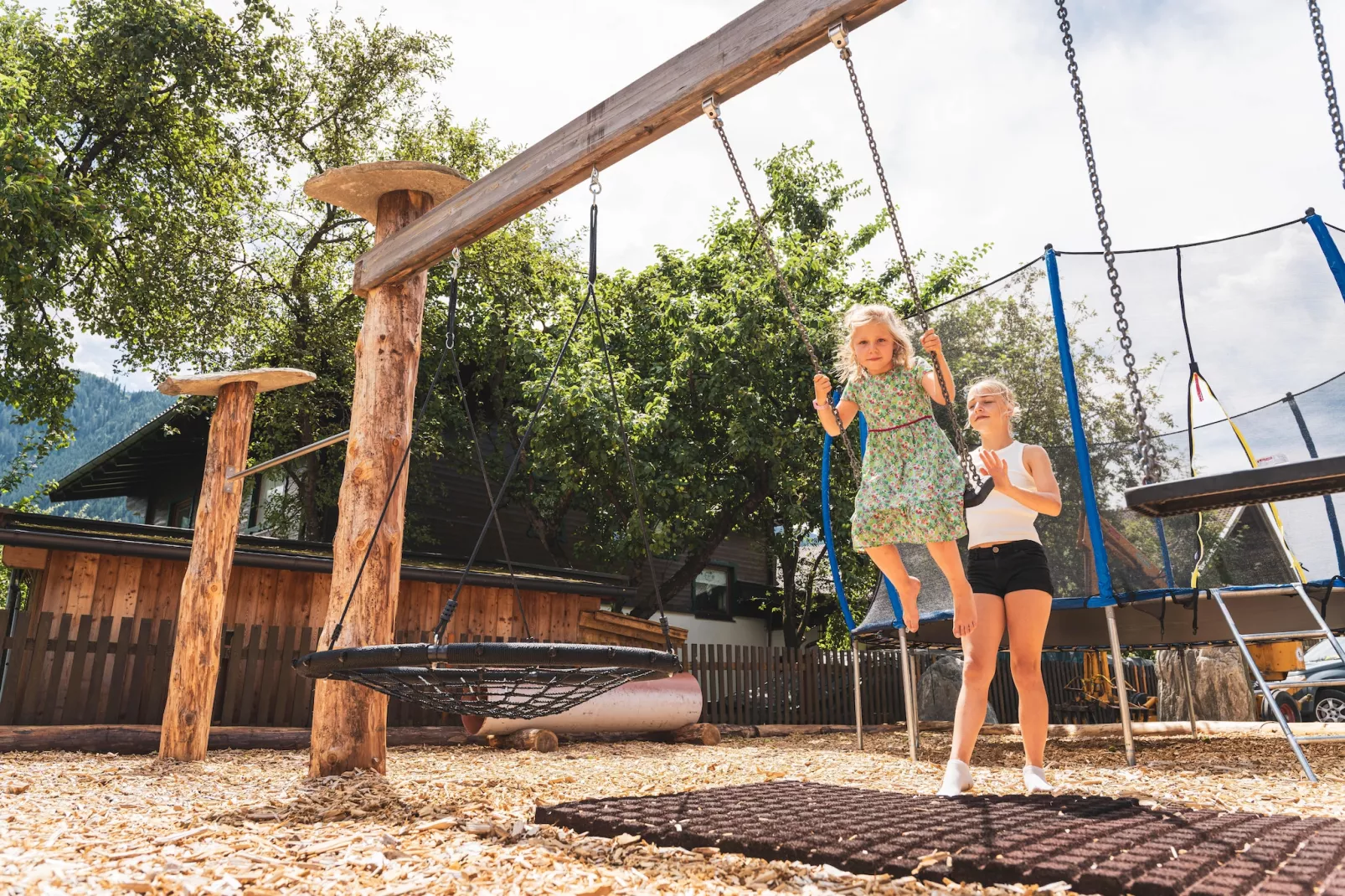 Bauernhaus Guggengut-Jardins en été