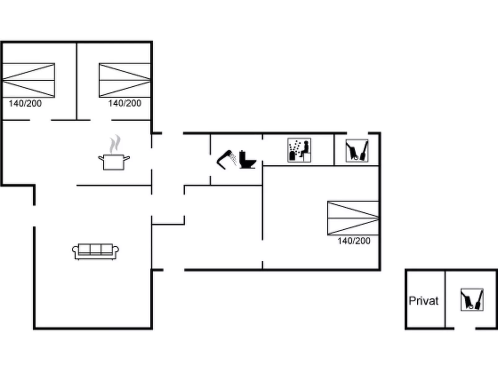 "Cate" - 900m from the sea-Inside