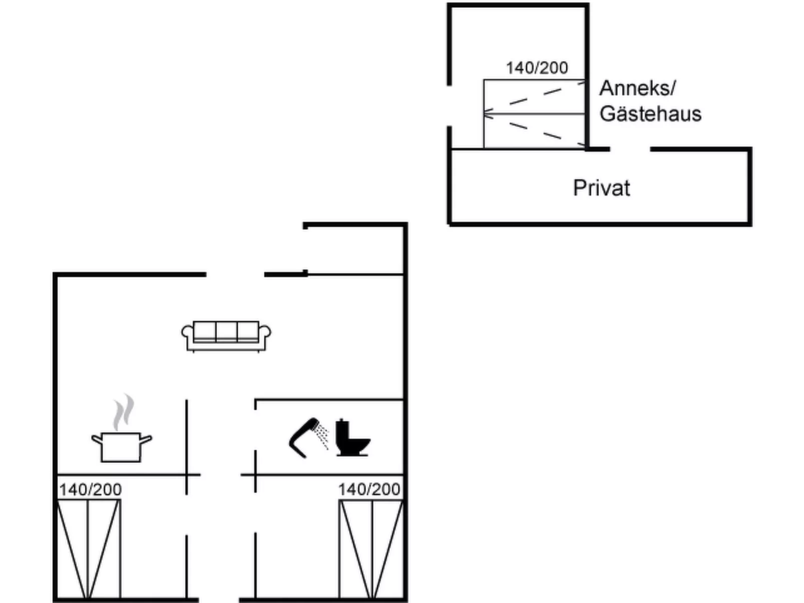 "Ung" - 30km from the sea-Inside