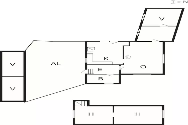 4 star holiday home in Mjörn-Floor plan