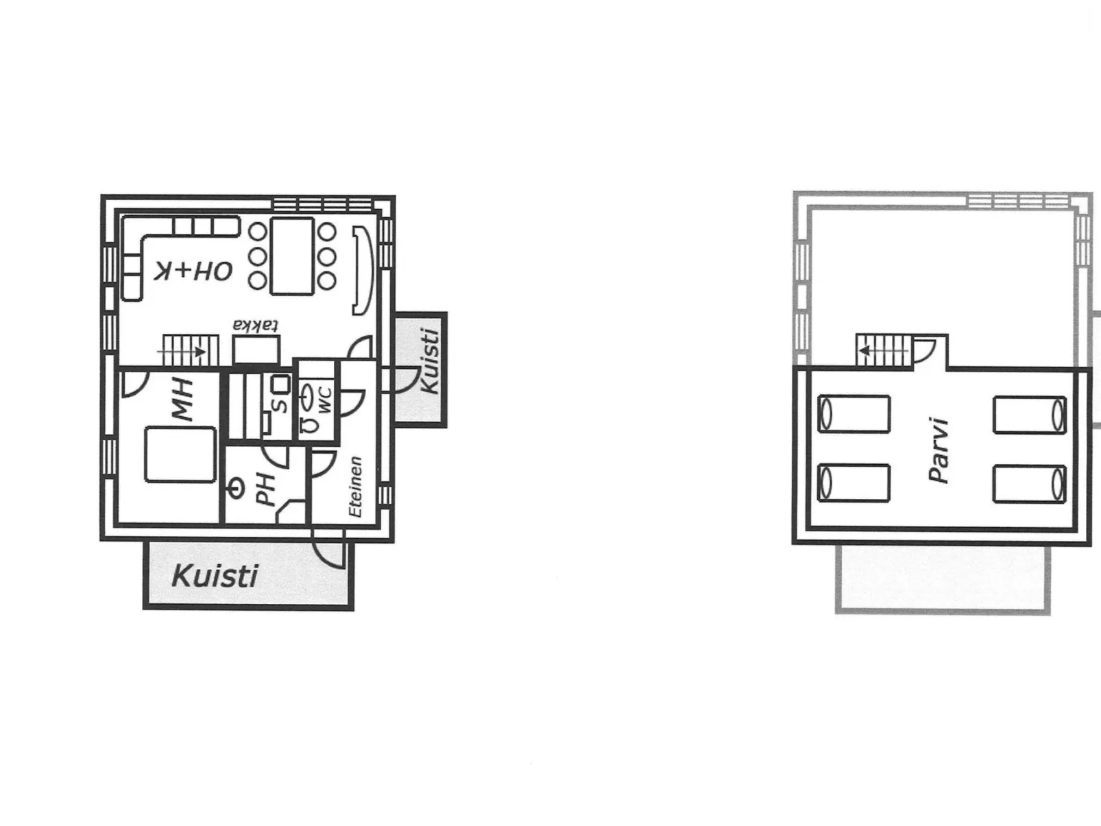 Käränkämökki-Dedans