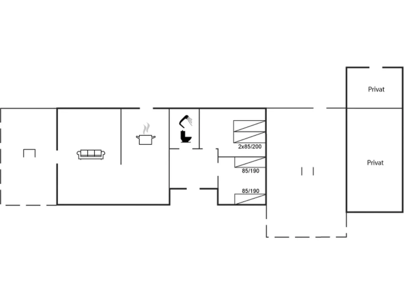 "Aatos" - 150m from the sea-Drinnen