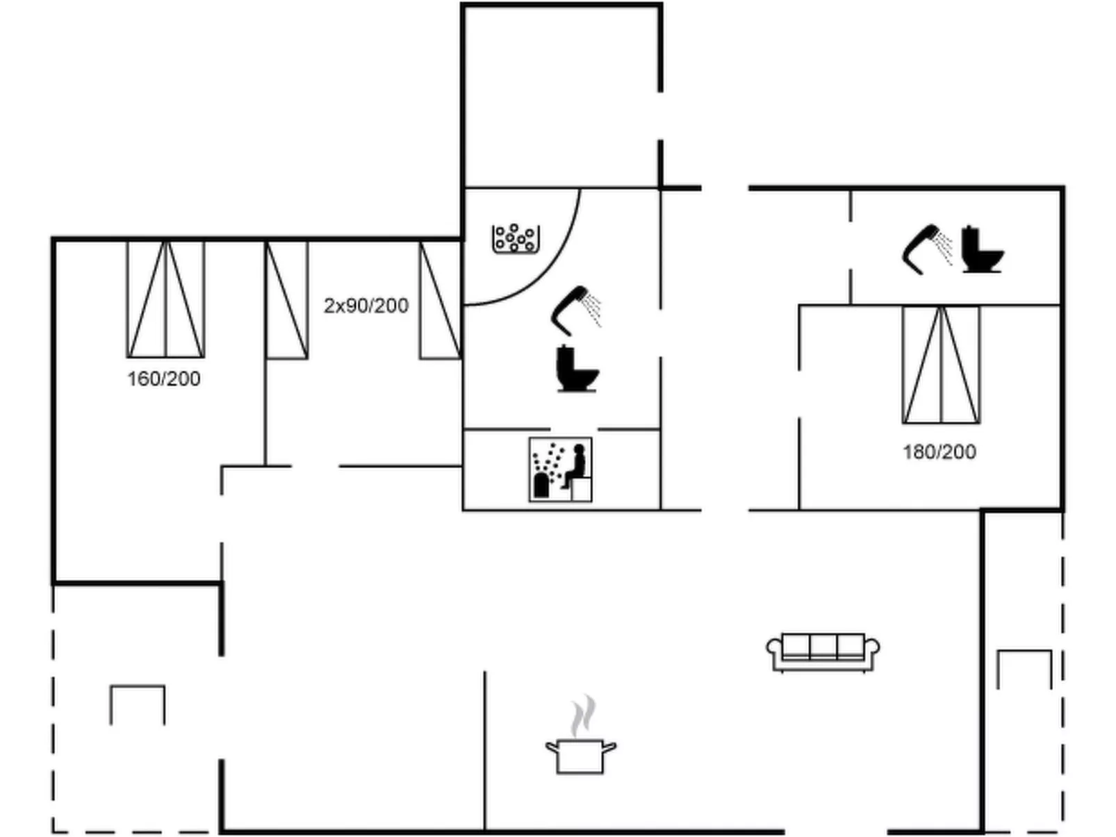 "Edzard" - 900m from the sea-Inside