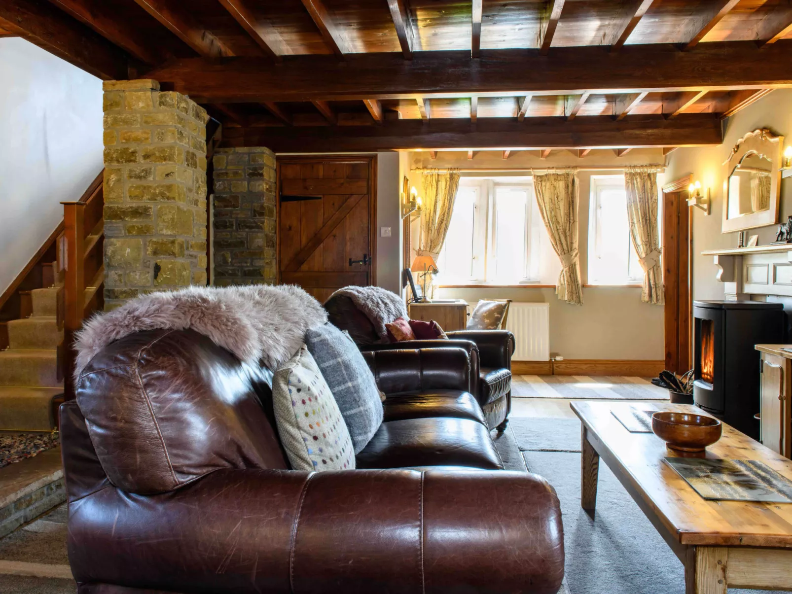 Shepherds Cottage at Mile House Farm-Inside