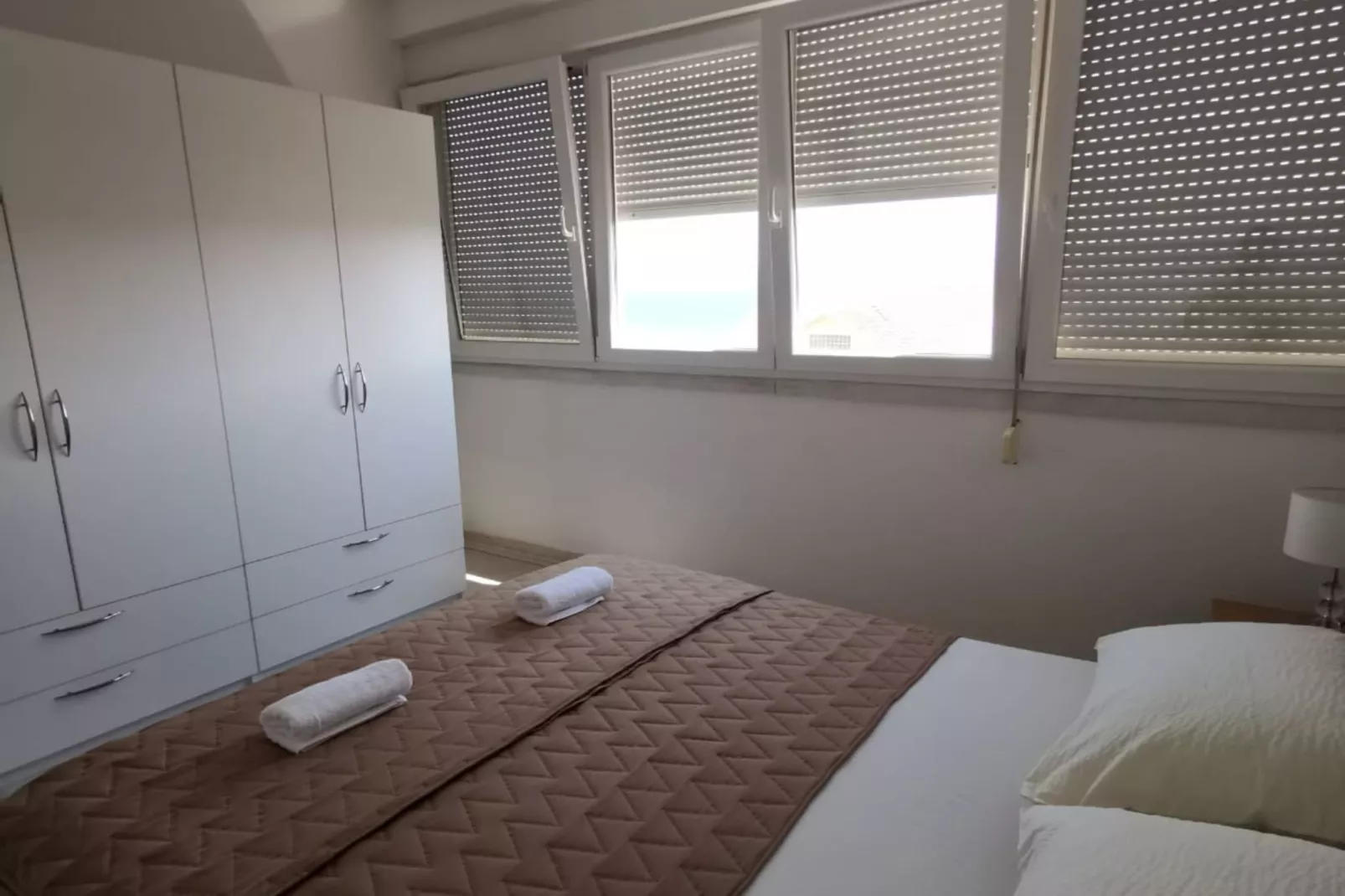 Three Bedroom Apartment with Terrace and  Sea View-Bedroom