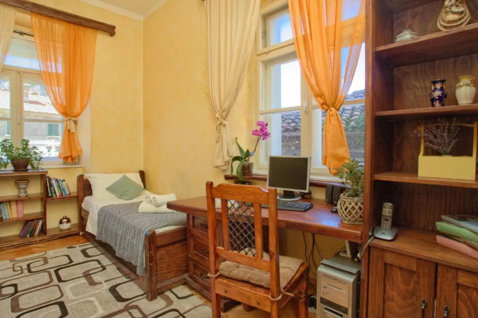 Kotor Old Town Charm Apartment - Two Bedroom Apartment-Bedroom