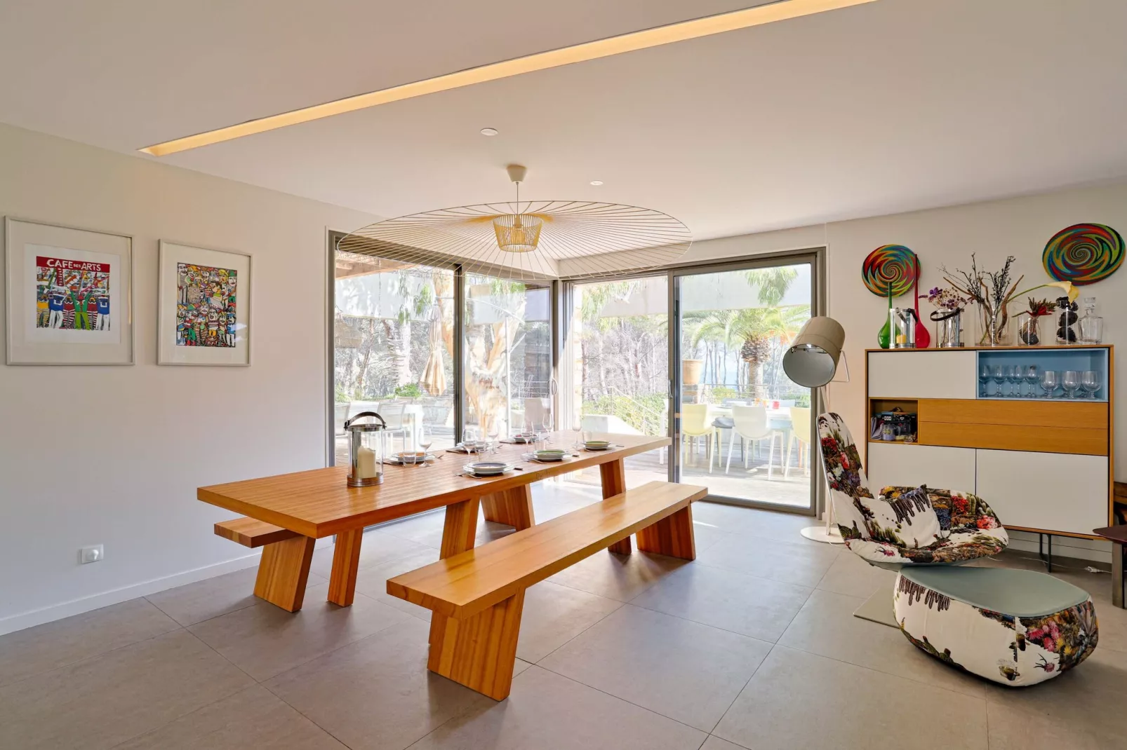 Villa Ephelele-Esszimmer