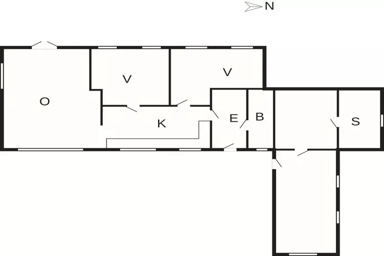 5 star holiday home in Nykøbing M-Floor plan