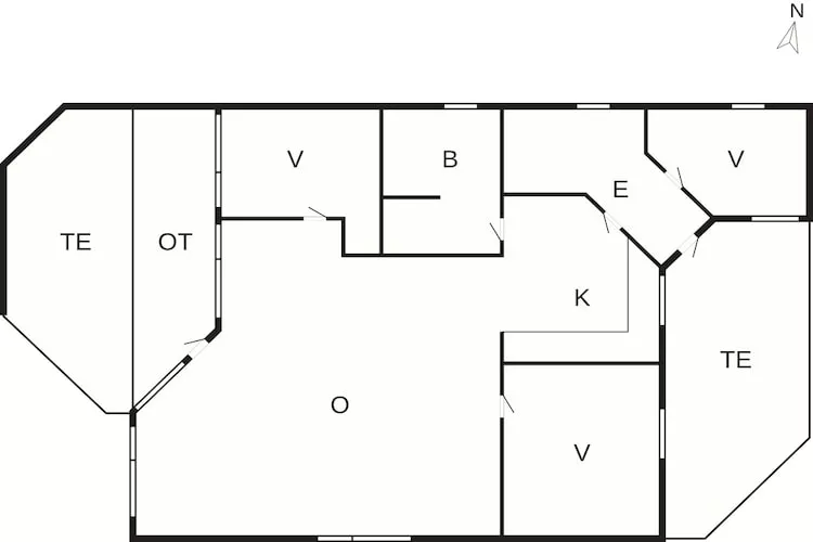 5 etoiles maison de vacances a Gilleleje-Plan