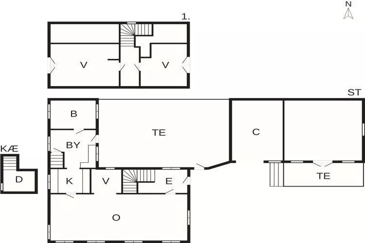5 star holiday home in Allinge-Floor plan