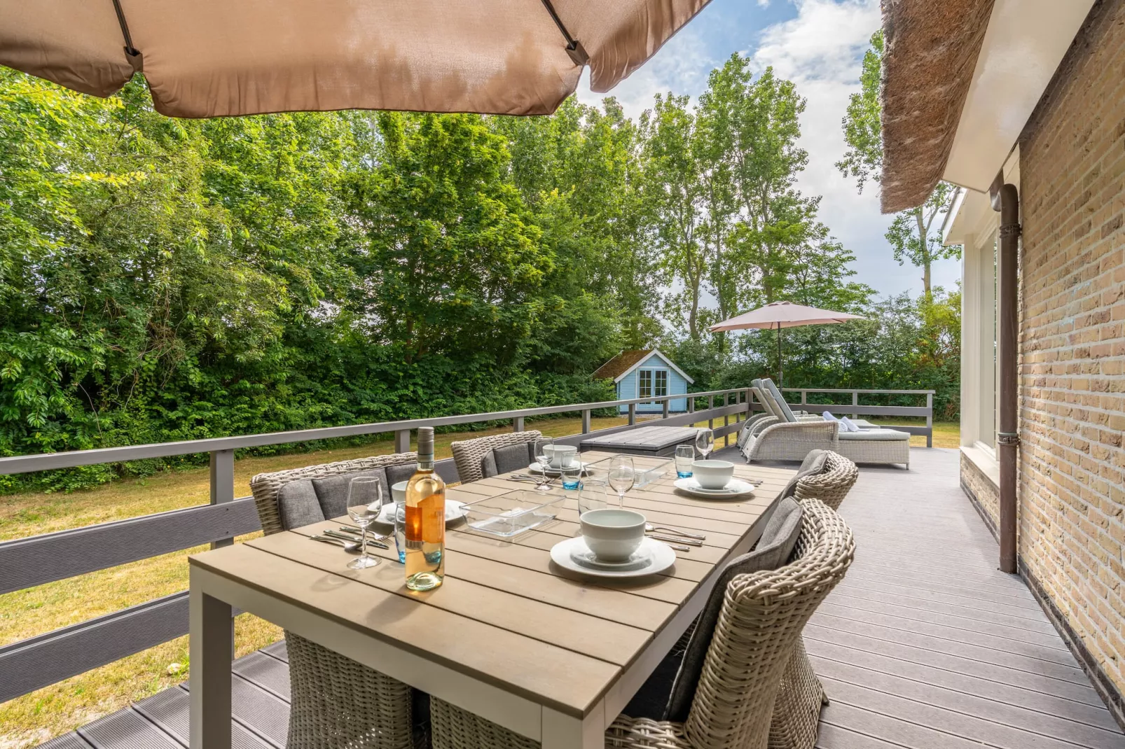 Eb & Vloed-Terrasse/Balkon