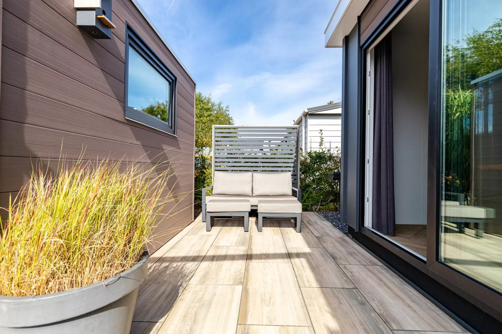 Chalet Julianahoeve | Beachhouse Renesse 2645-Terrasse / balcon