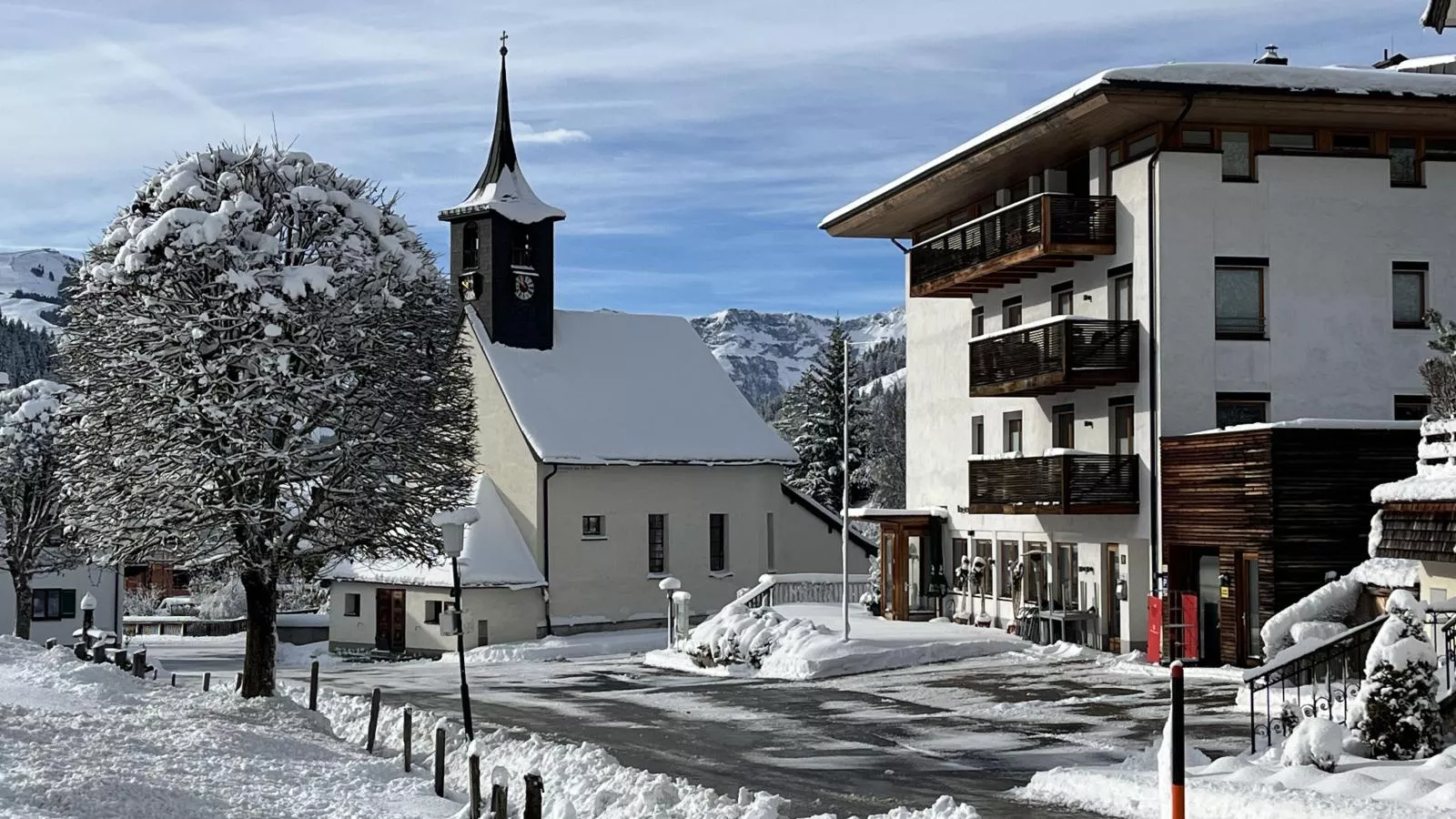 Kirchenstüberl-Außenbereich Winter