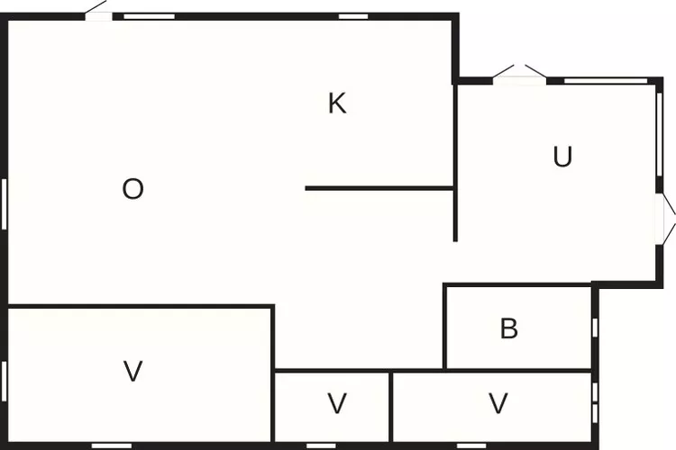6 Personen Ferienhaus in Højby-Grundriss