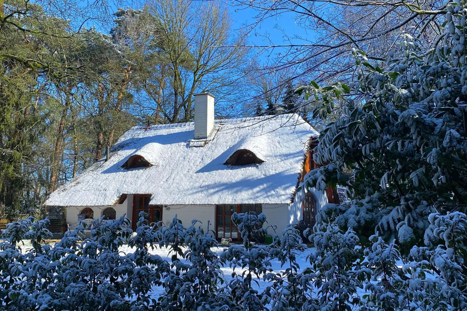 Boschhuys-Außenbereich Winter