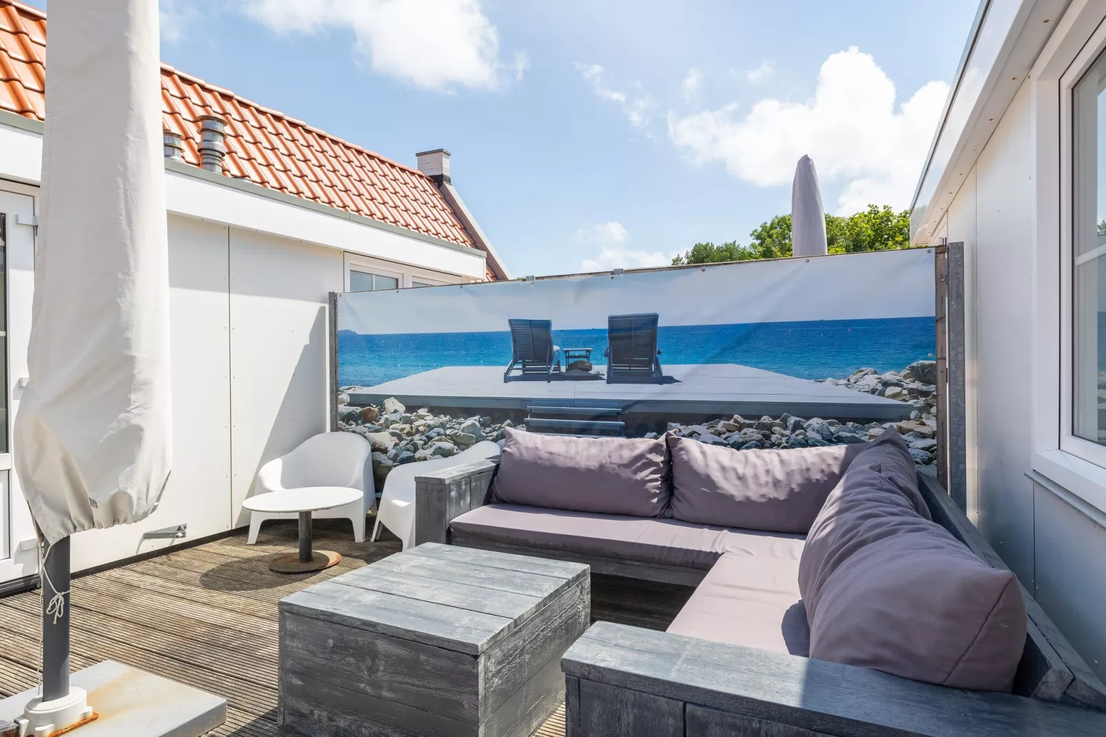 Appartement Kaapduinseweg 13 Dishoek 13D luxe 6p sauna-Terrasse / balcon