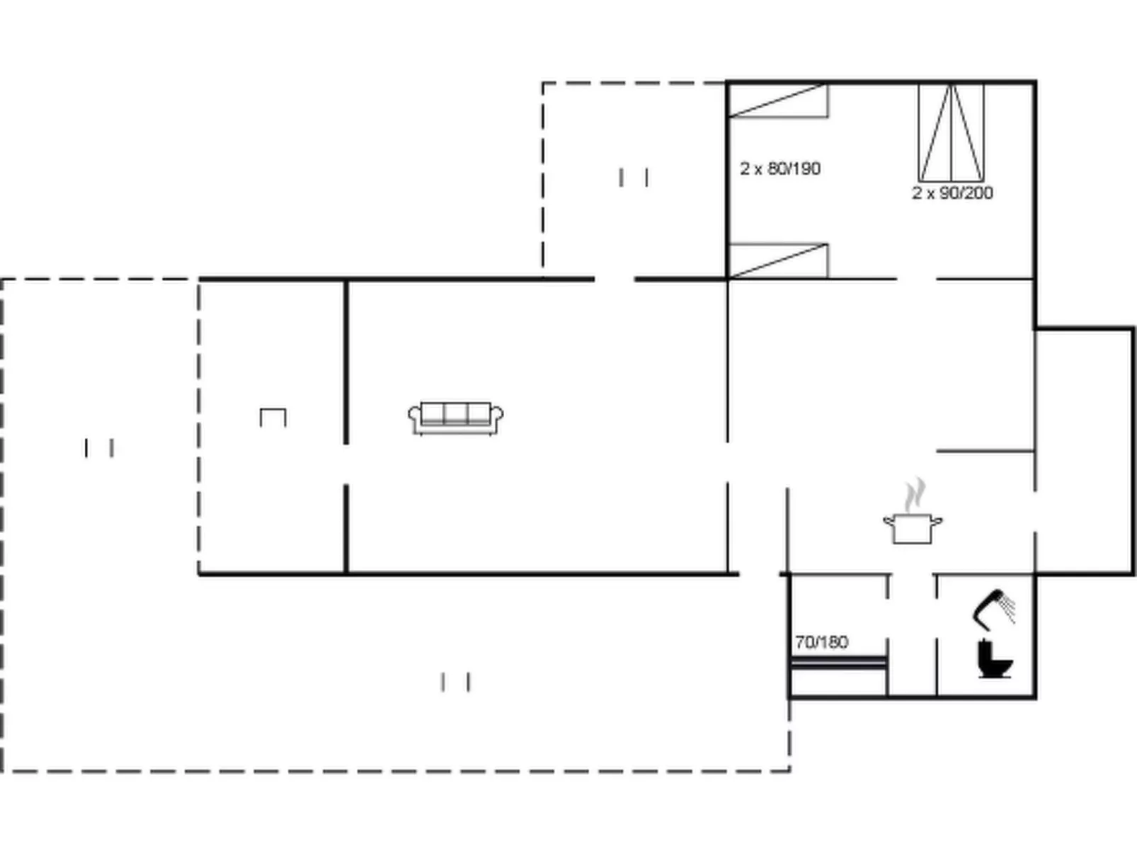"Enrik" - 123m from the sea-Inside