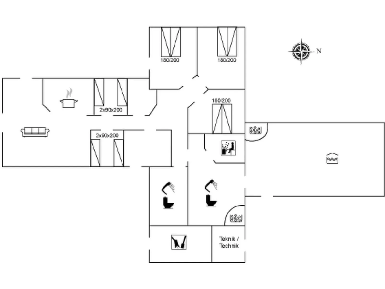 "Liliana" - 800m from the sea-Drinnen